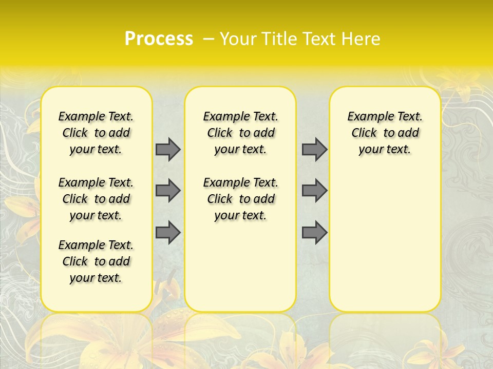 Stained Middle White PowerPoint Template