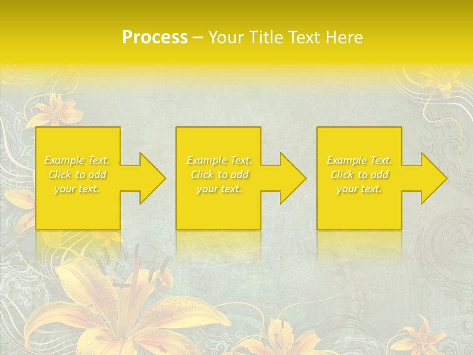 Stained Middle White PowerPoint Template