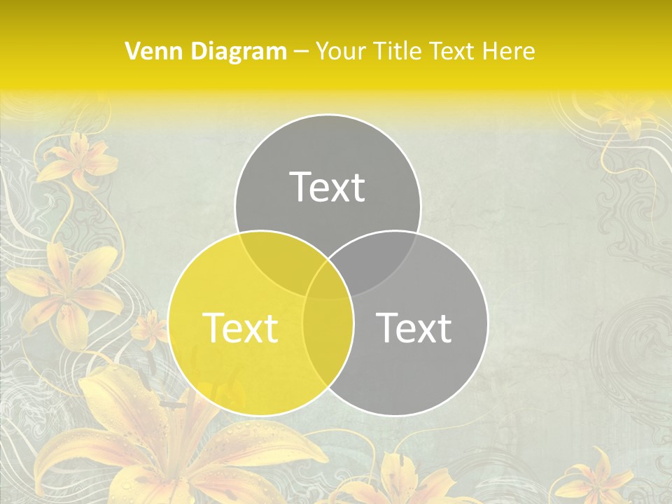 Stained Middle White PowerPoint Template