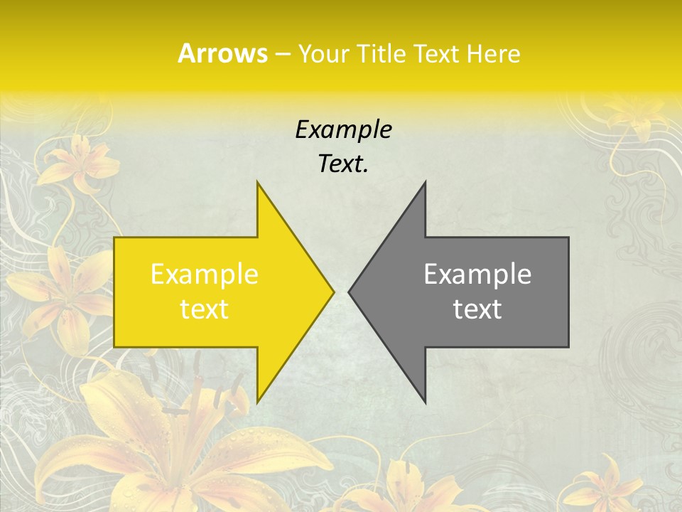 Stained Middle White PowerPoint Template