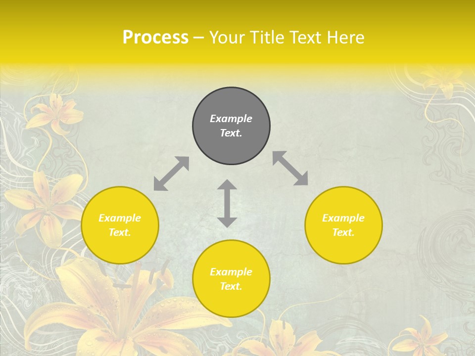 Stained Middle White PowerPoint Template