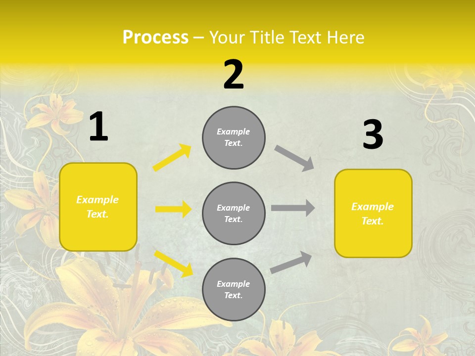 Stained Middle White PowerPoint Template