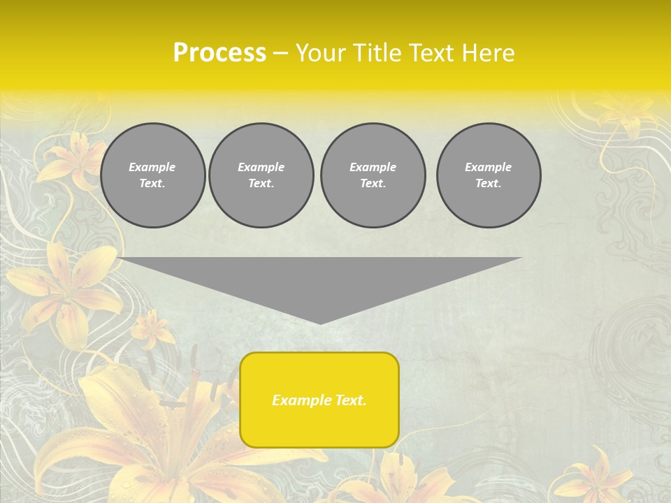 Stained Middle White PowerPoint Template