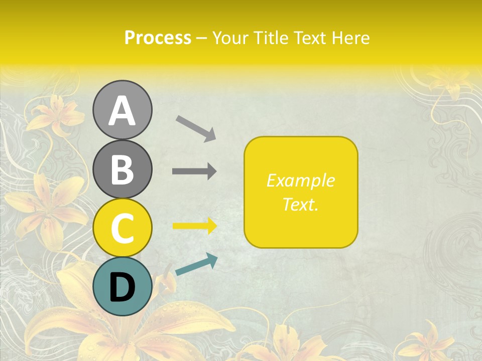 Stained Middle White PowerPoint Template