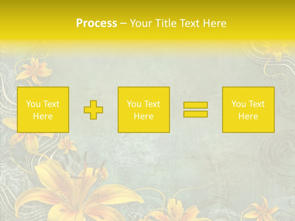 Stained Middle White PowerPoint Template