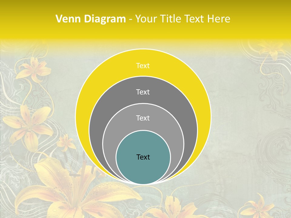 Stained Middle White PowerPoint Template