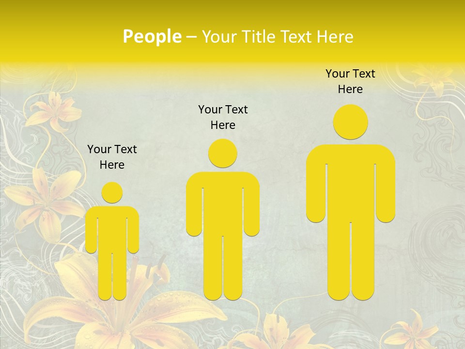 Stained Middle White PowerPoint Template
