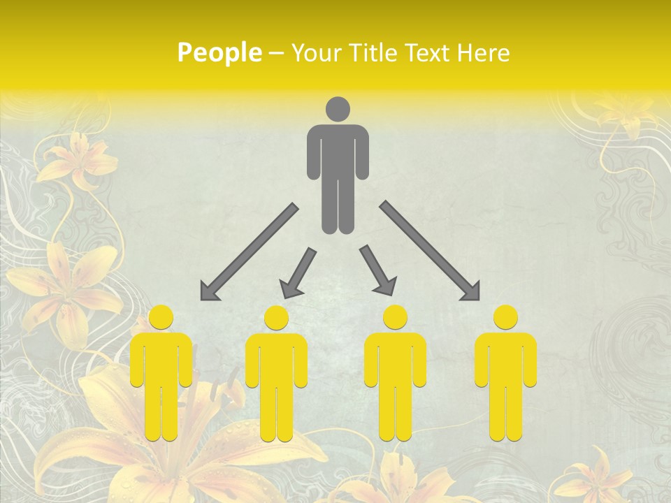 Stained Middle White PowerPoint Template