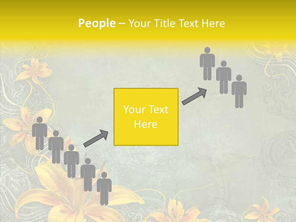 Stained Middle White PowerPoint Template