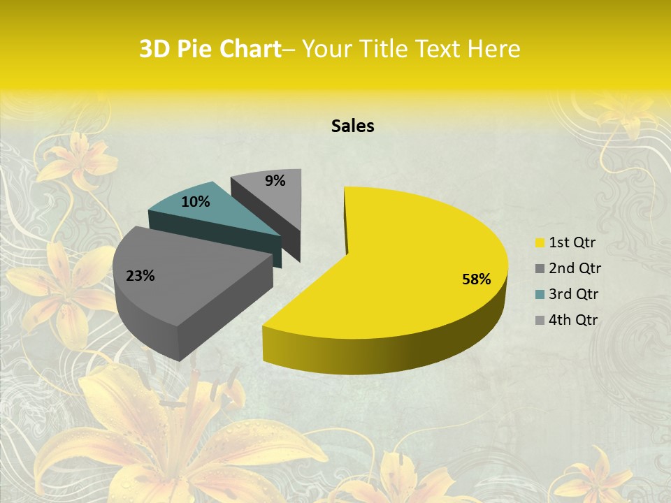 Stained Middle White PowerPoint Template
