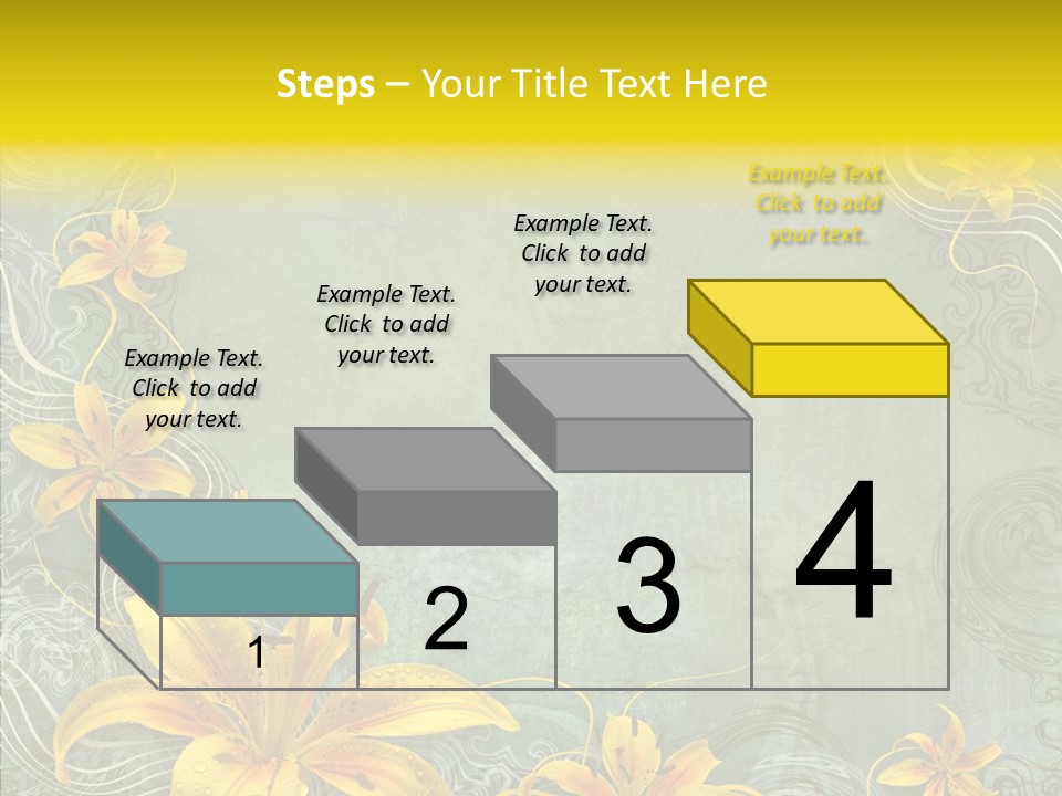 Stained Middle White PowerPoint Template