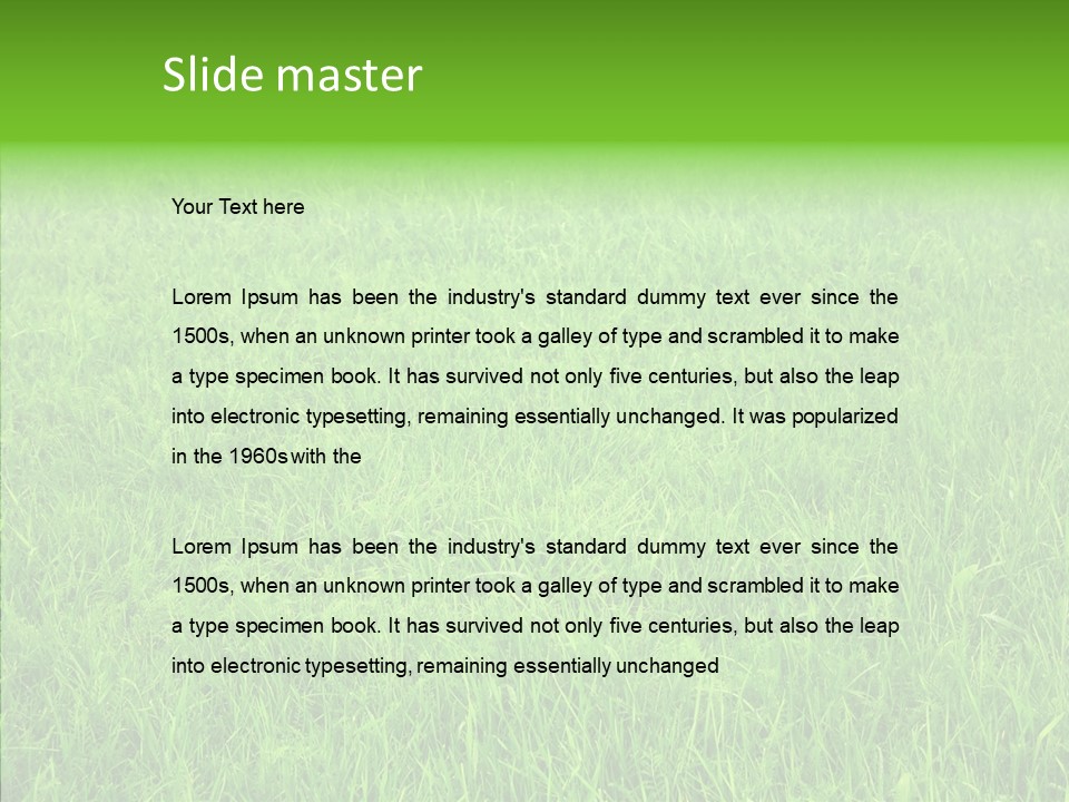 Room Toon Office PowerPoint Template