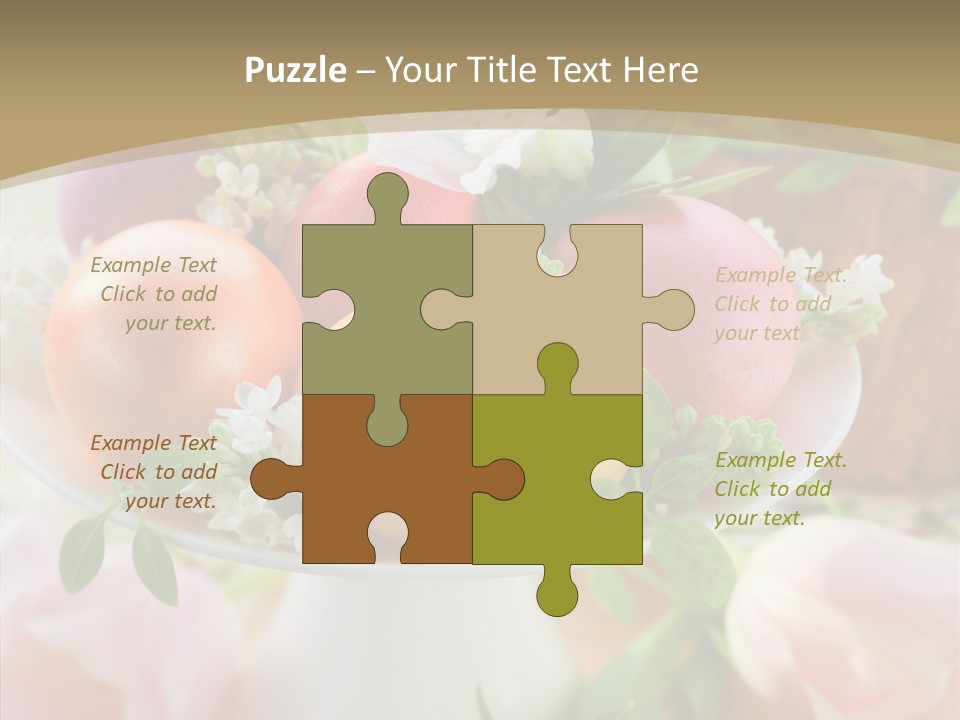 Cake Baked Holiday PowerPoint Template