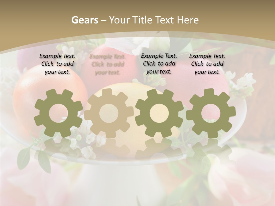 Cake Baked Holiday PowerPoint Template