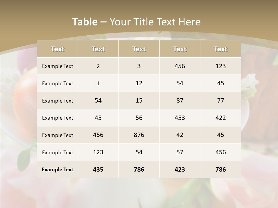 Cake Baked Holiday PowerPoint Template