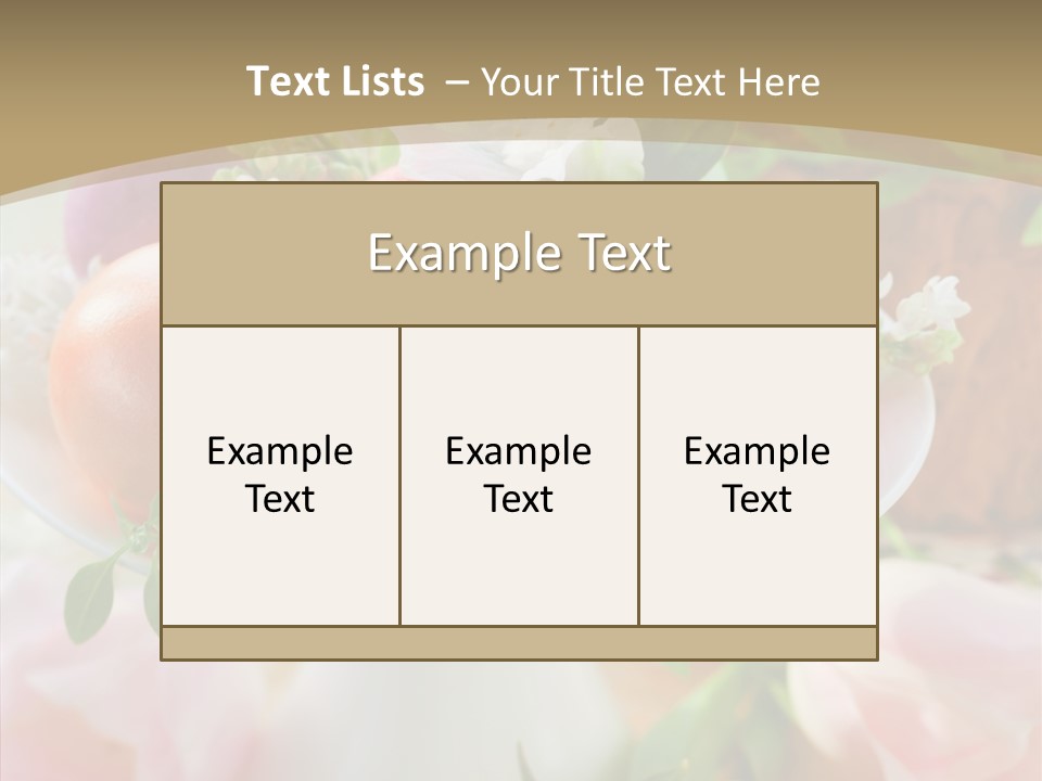 Cake Baked Holiday PowerPoint Template