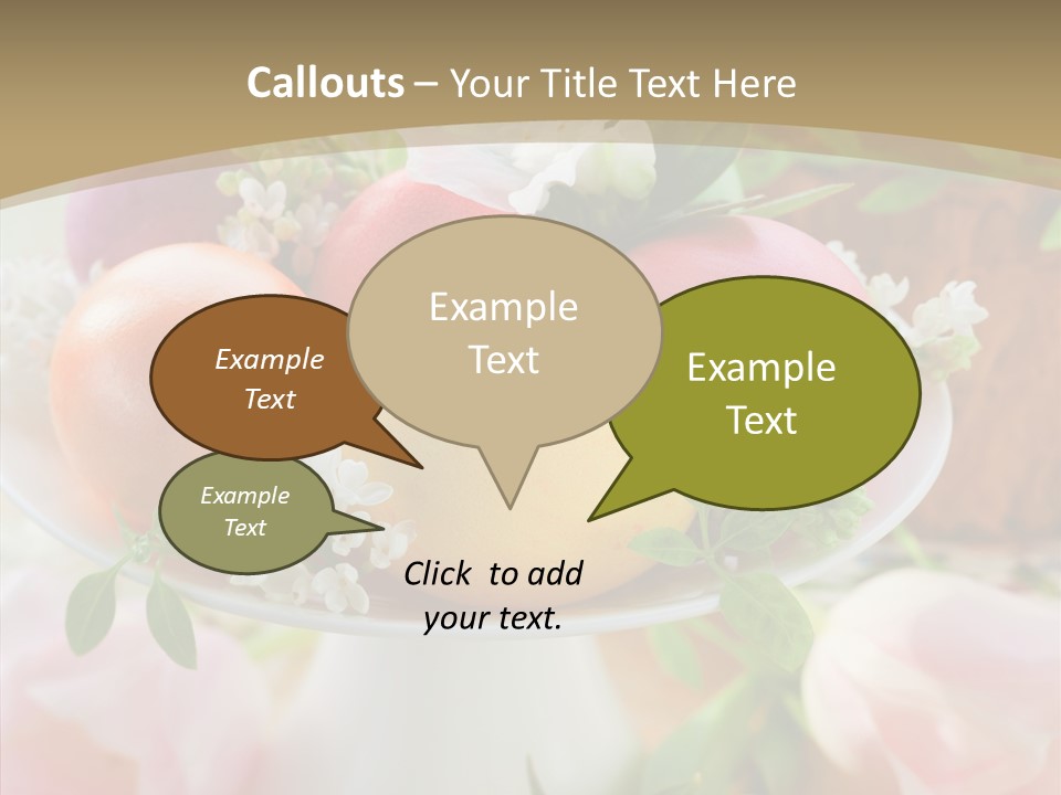 Cake Baked Holiday PowerPoint Template