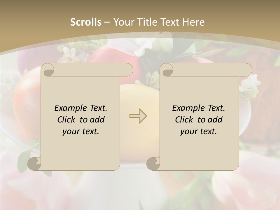 Cake Baked Holiday PowerPoint Template