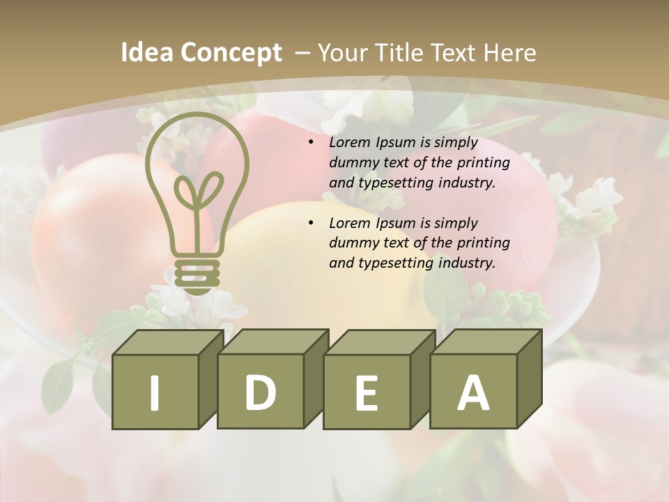 Cake Baked Holiday PowerPoint Template