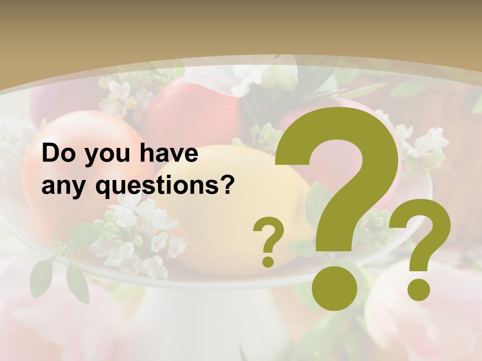 Cake Baked Holiday PowerPoint Template