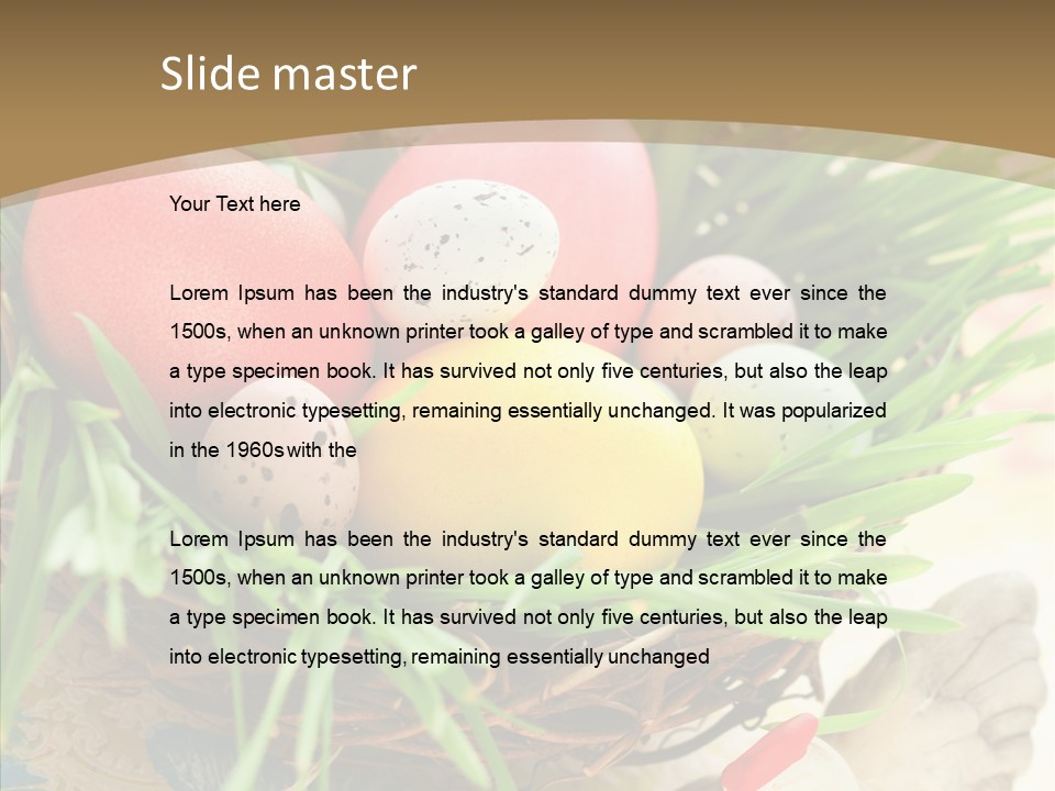 Celebration Background Macro PowerPoint Template