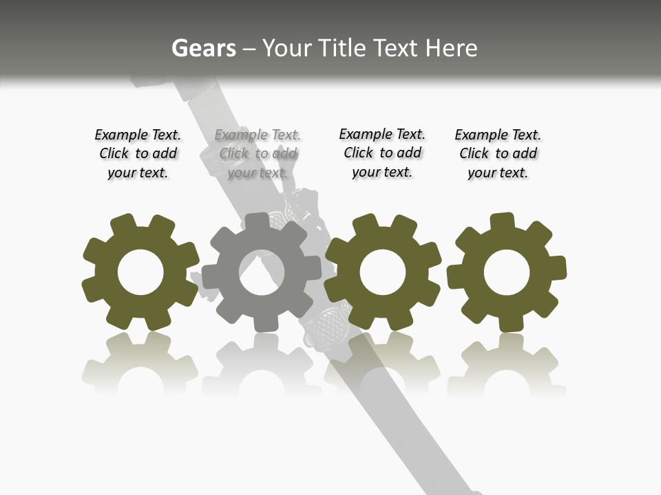 Curve Karate Isolated PowerPoint Template