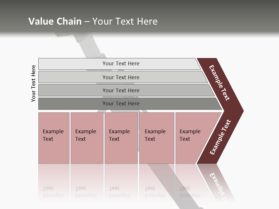 Curve Karate Isolated PowerPoint Template