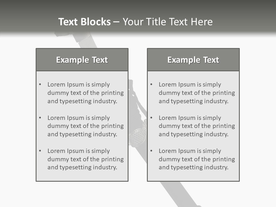 Curve Karate Isolated PowerPoint Template