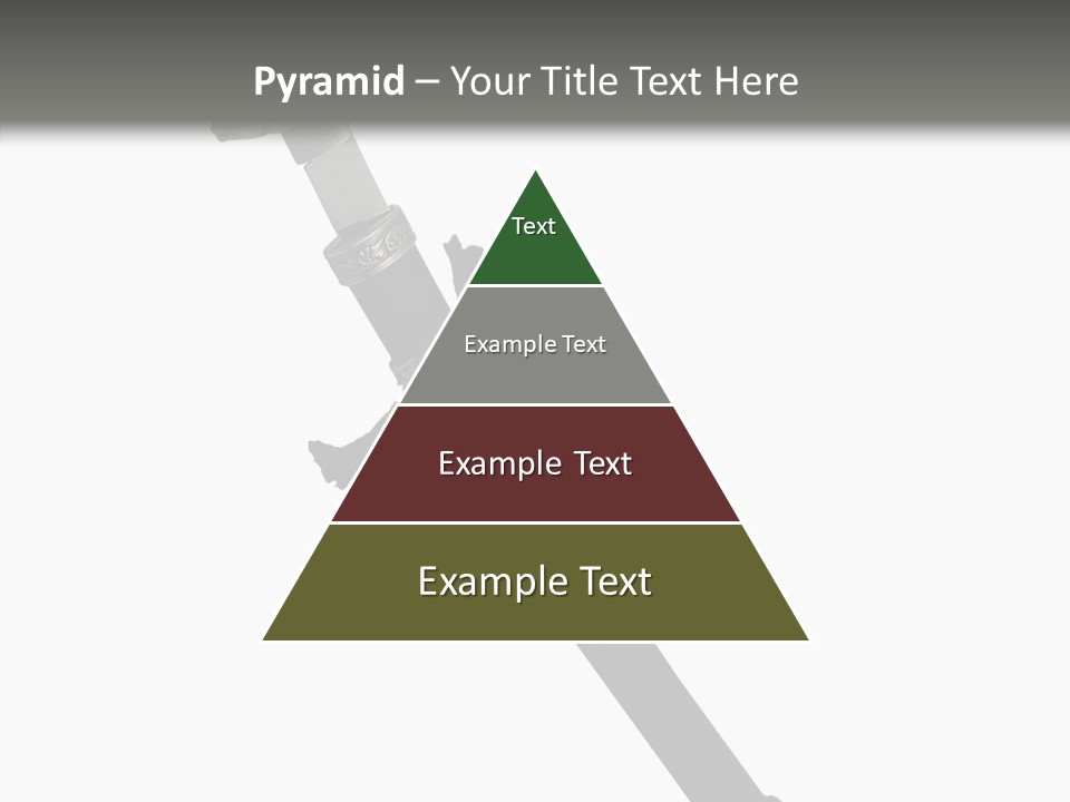 Curve Karate Isolated PowerPoint Template