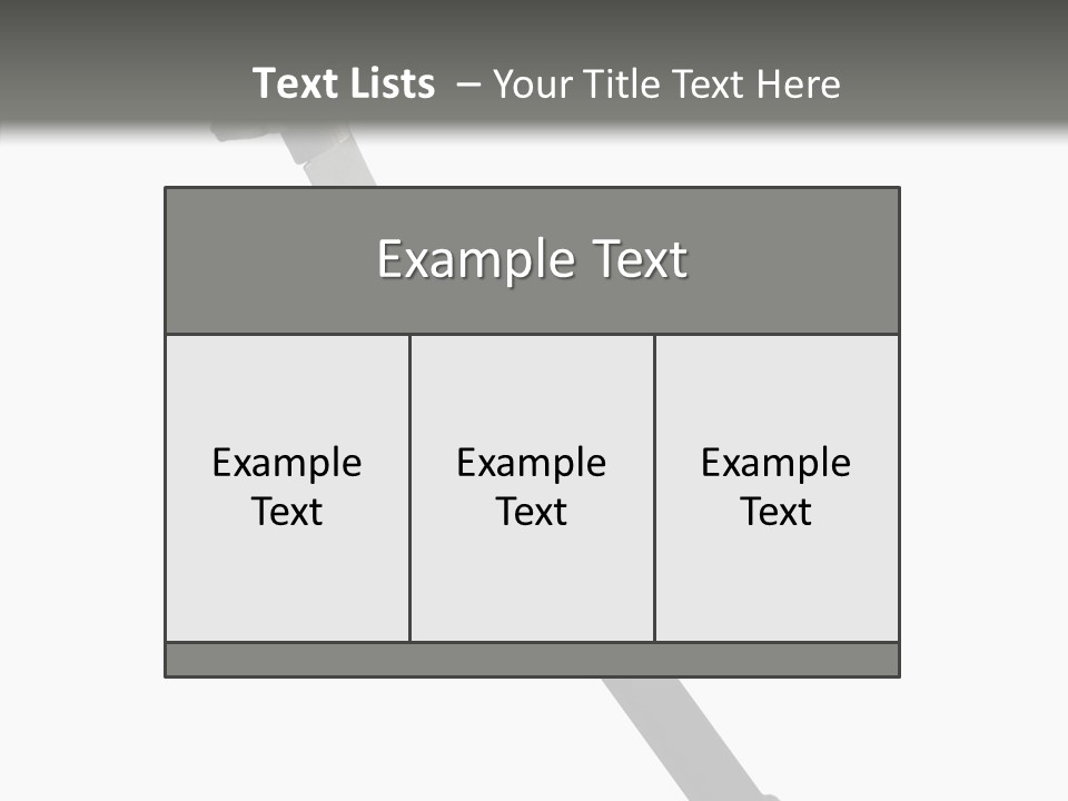 Curve Karate Isolated PowerPoint Template