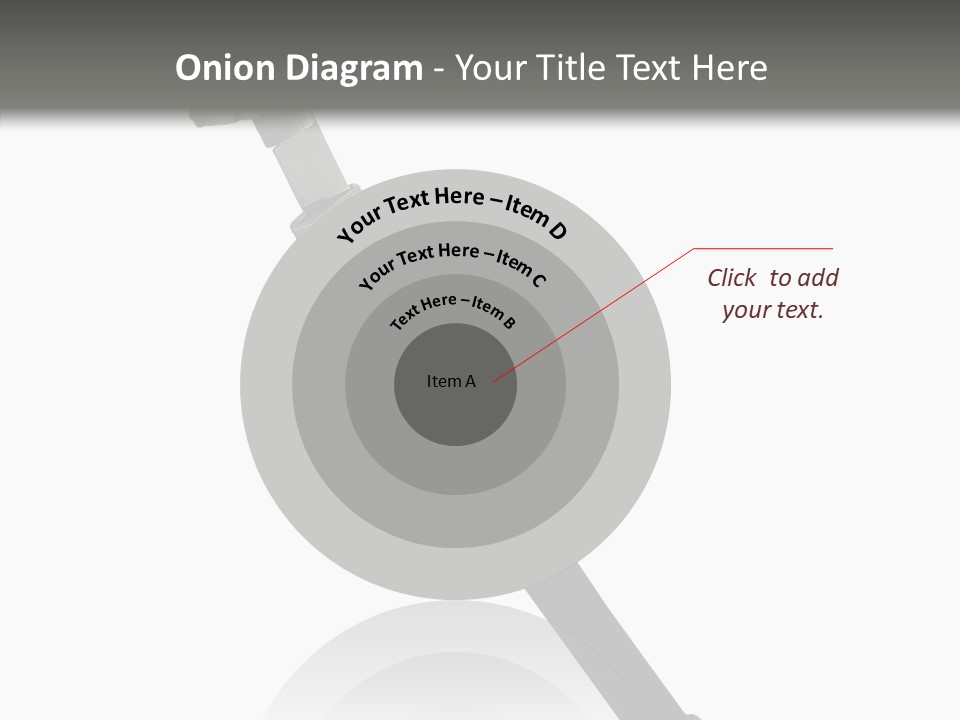 Curve Karate Isolated PowerPoint Template