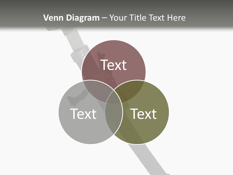 Curve Karate Isolated PowerPoint Template