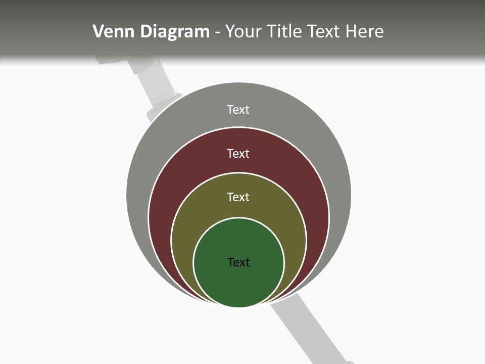 Curve Karate Isolated PowerPoint Template