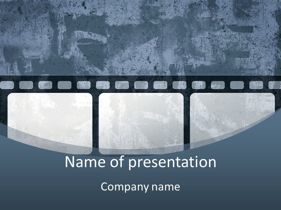 Rust Screen Slide PowerPoint Template