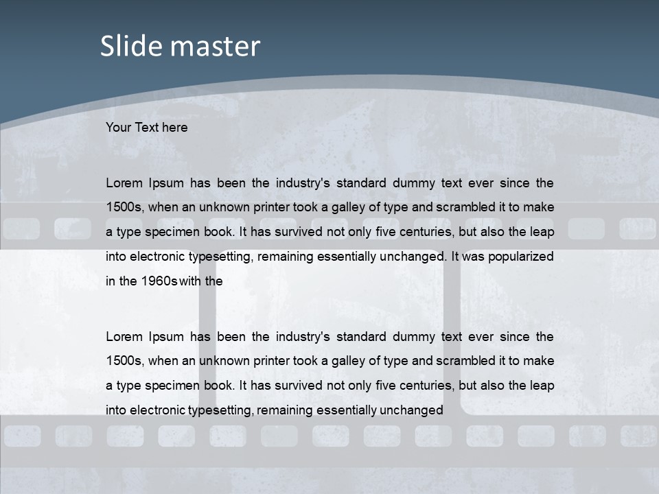 Rust Screen Slide PowerPoint Template