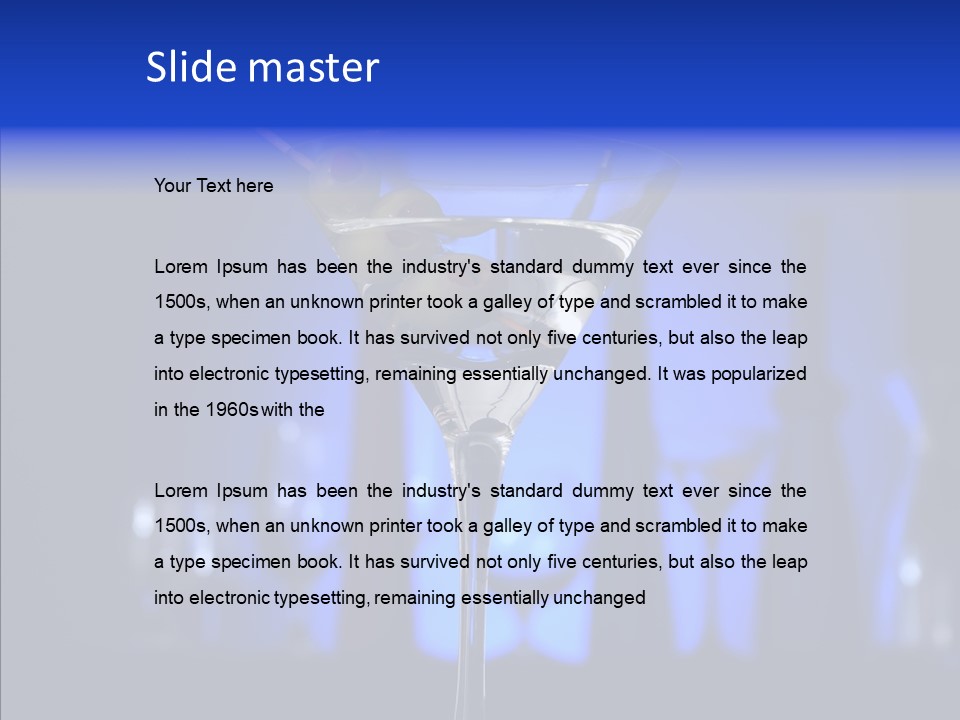 Herb Bar Liquid PowerPoint Template