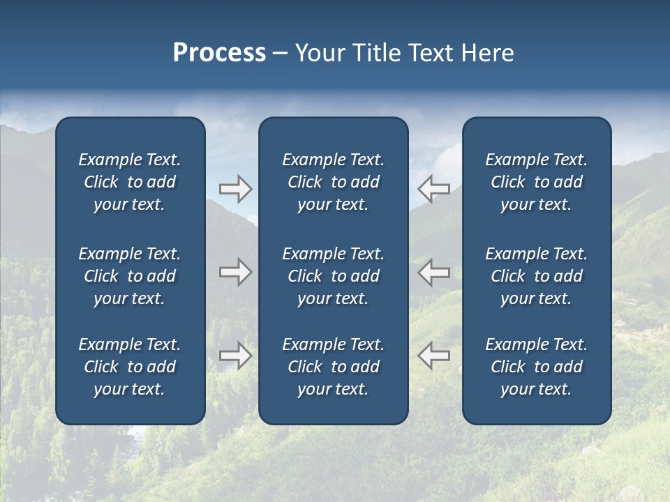 Blue Summer Sunshine PowerPoint Template