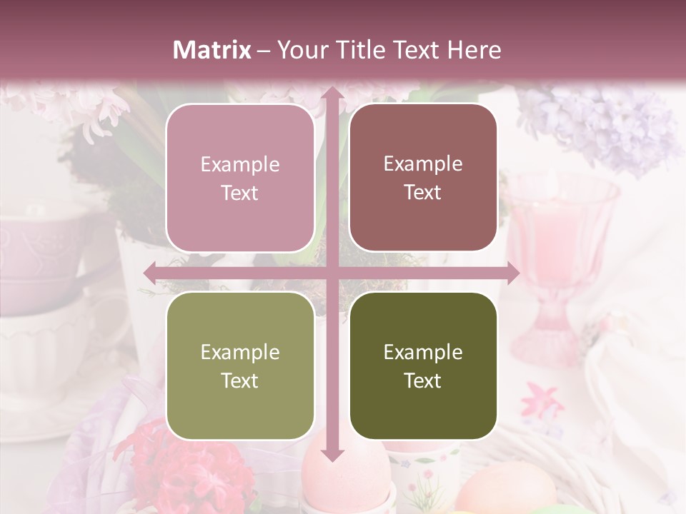 Natural Moss Table PowerPoint Template