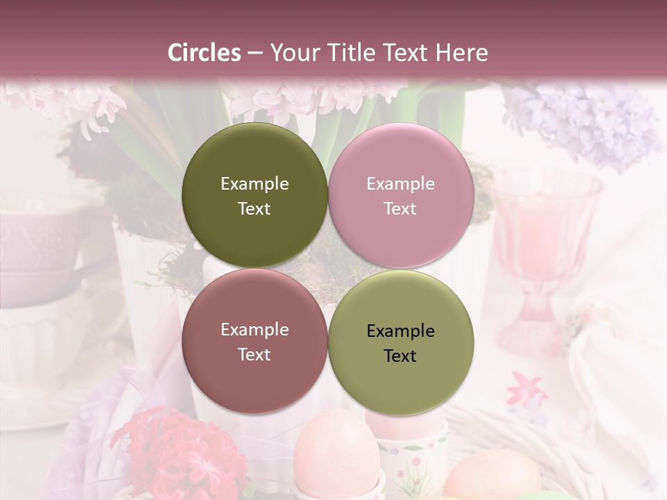 Natural Moss Table PowerPoint Template