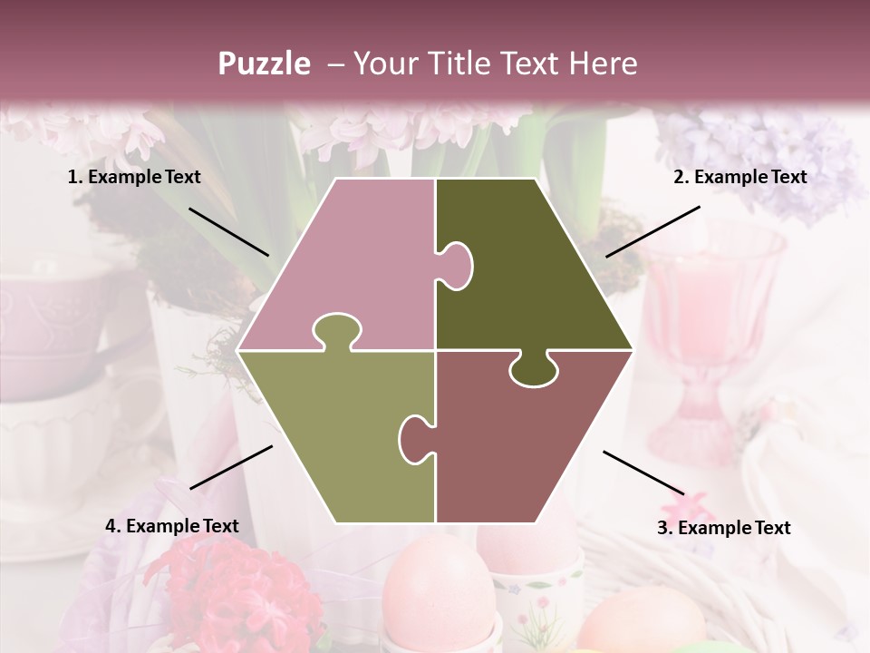 Natural Moss Table PowerPoint Template