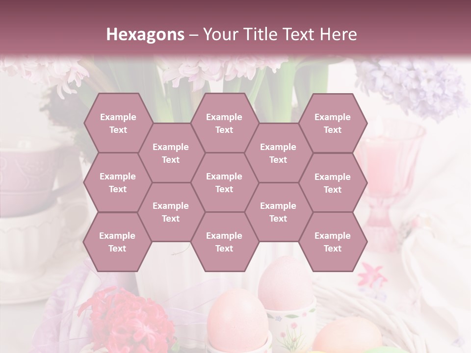 Natural Moss Table PowerPoint Template