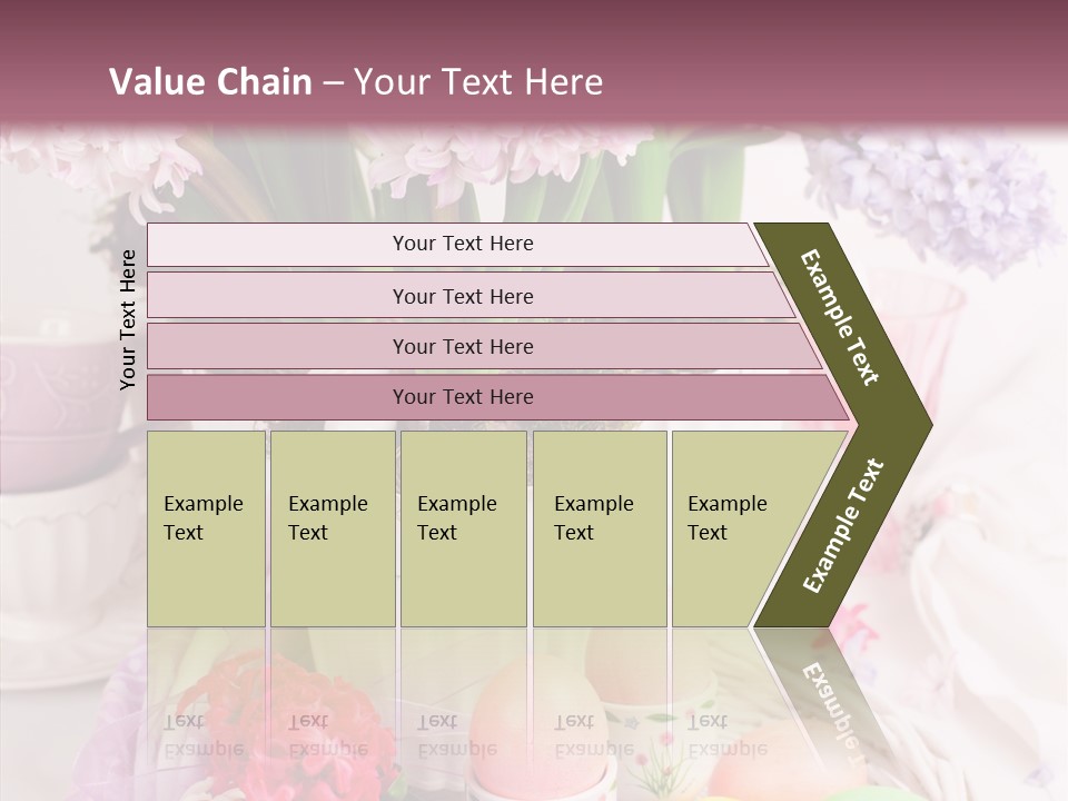 Natural Moss Table PowerPoint Template