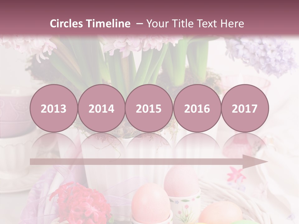 Natural Moss Table PowerPoint Template