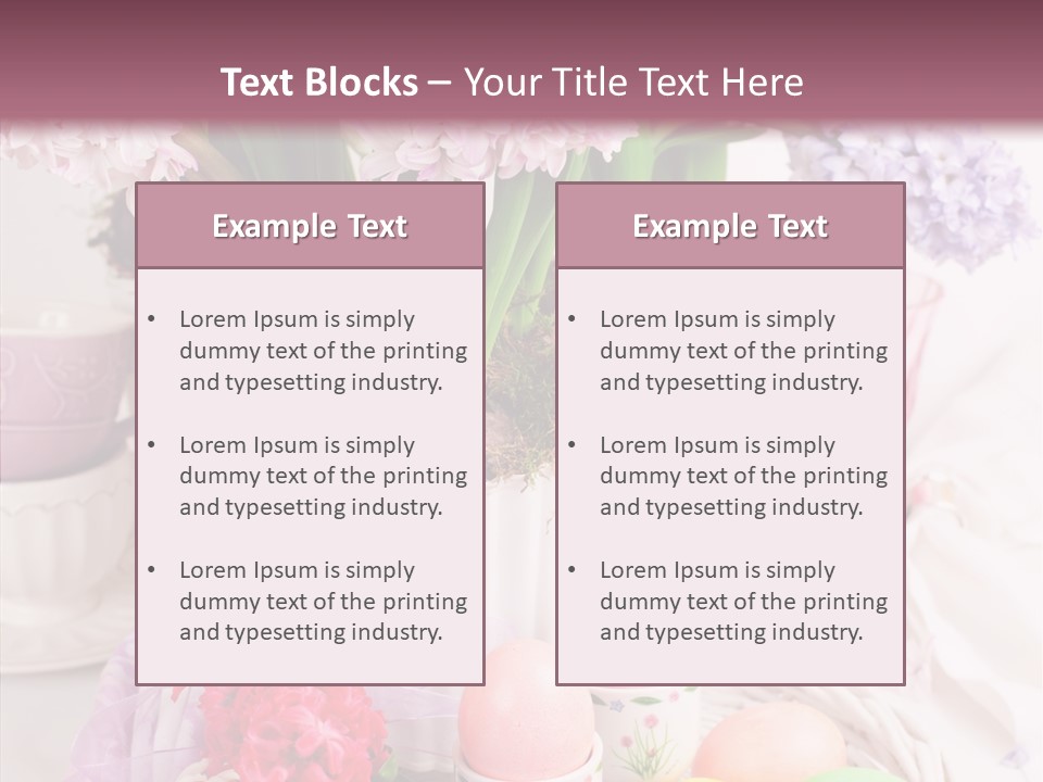 Natural Moss Table PowerPoint Template