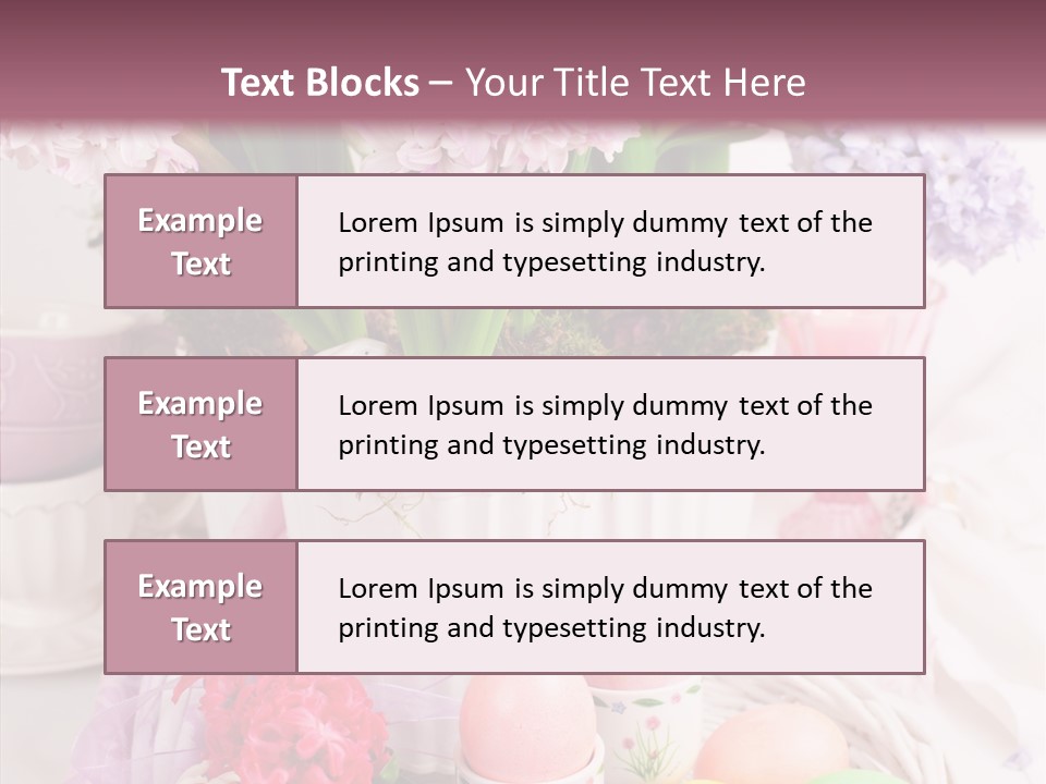 Natural Moss Table PowerPoint Template