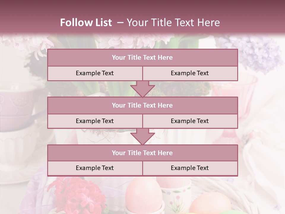 Natural Moss Table PowerPoint Template