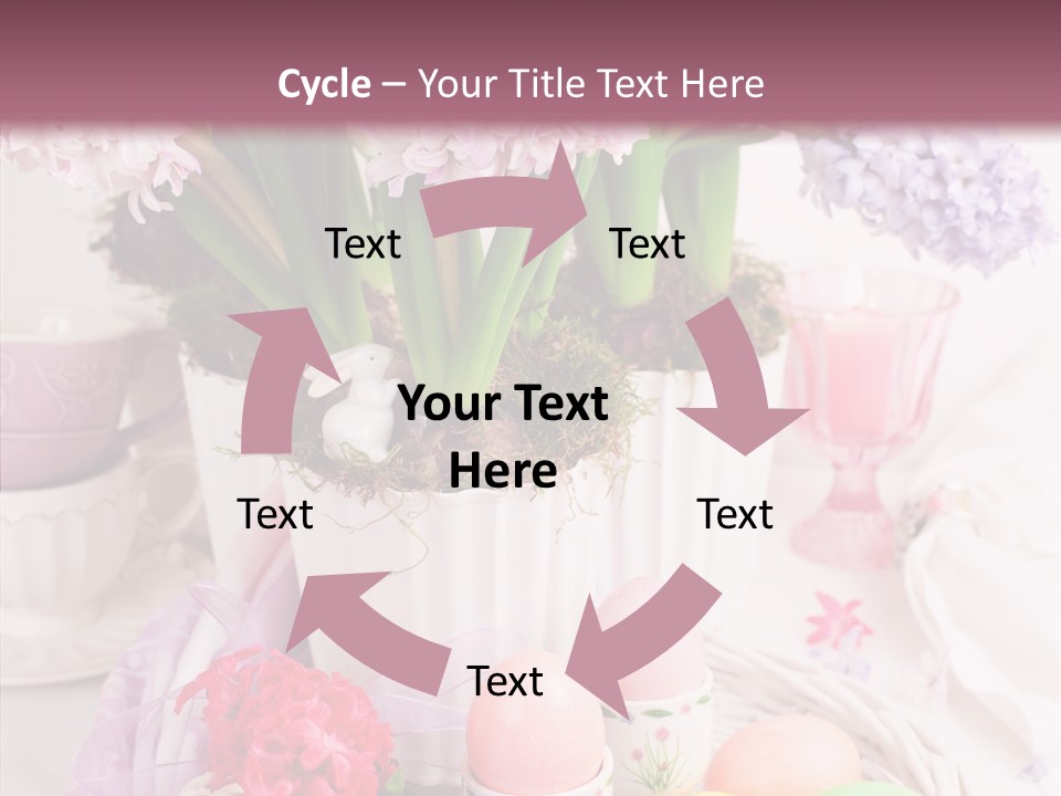 Natural Moss Table PowerPoint Template