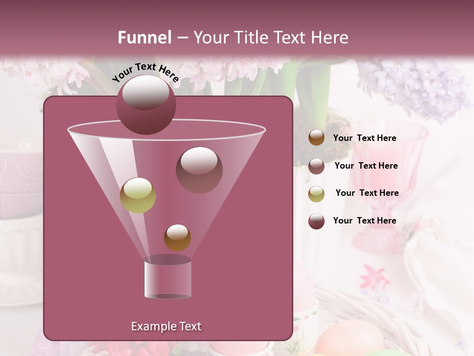 Natural Moss Table PowerPoint Template