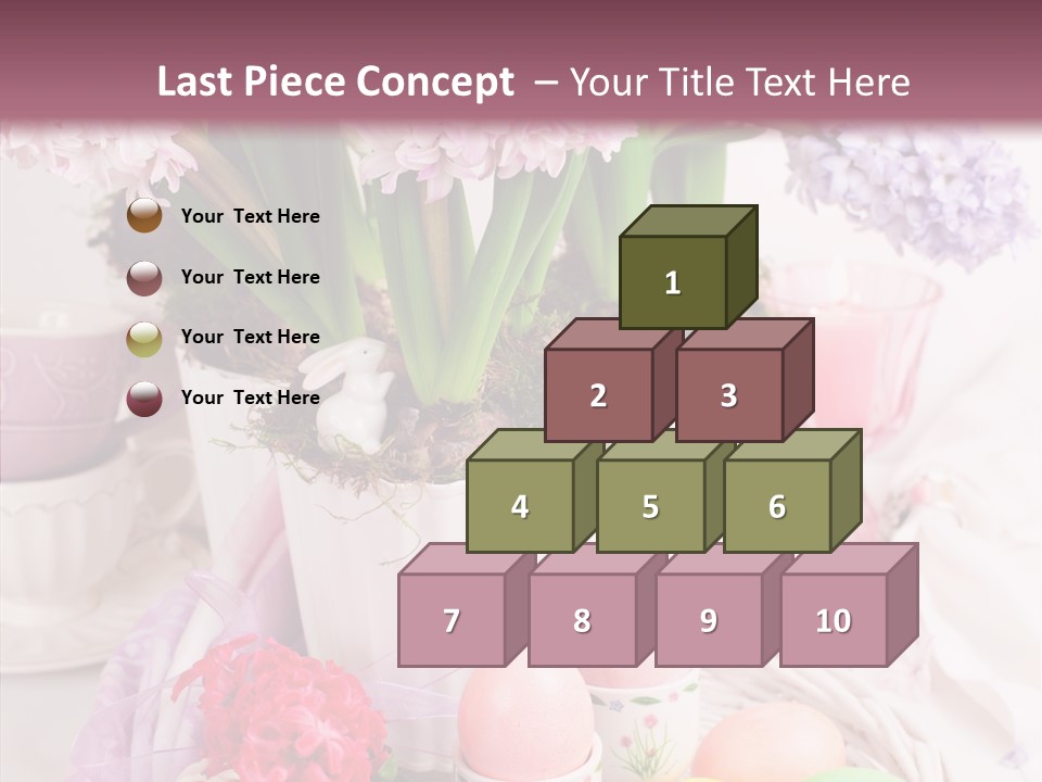 Natural Moss Table PowerPoint Template