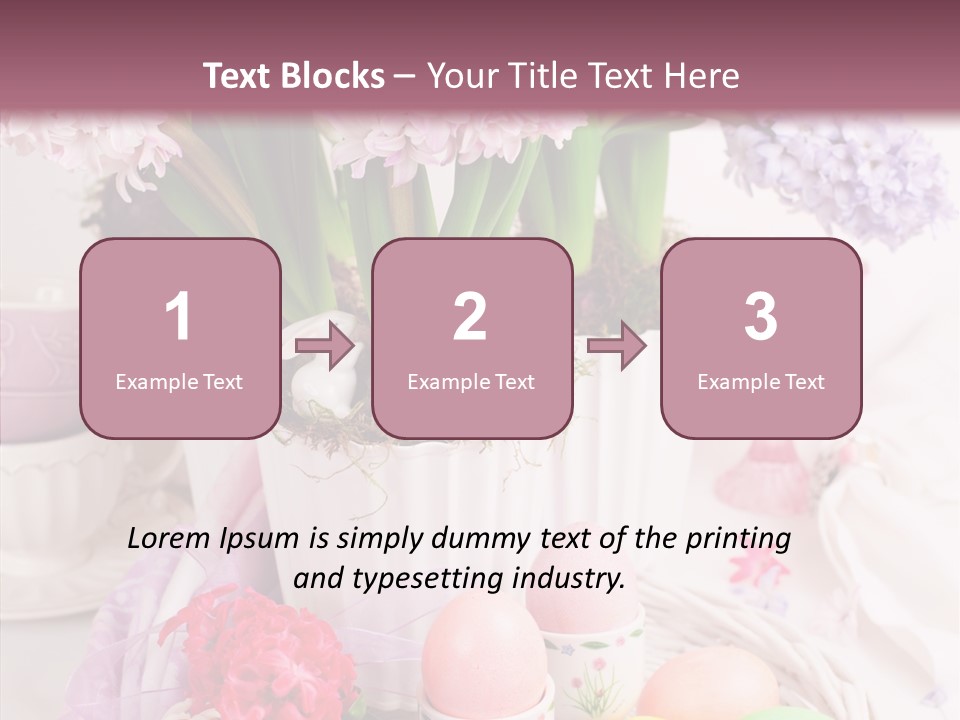 Natural Moss Table PowerPoint Template